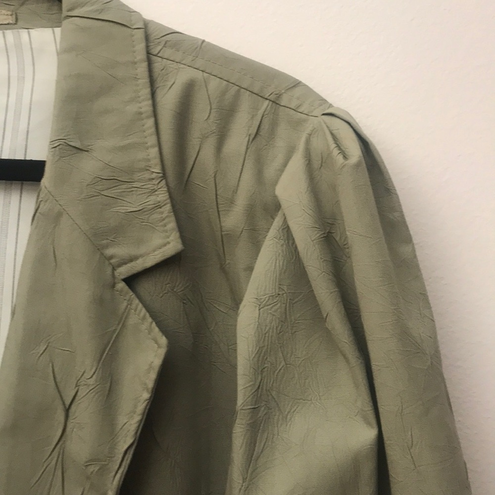 Bubble Sleeve Textured Blazer - image 4